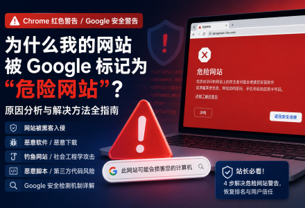 为什么我的网站会被 Google 标记为“危险网站”？Chrome 红色警告到底是怎么回事？-Clash Sub